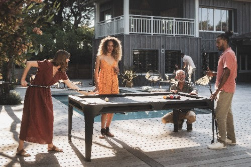 Hyphen Pool Table - Black/Grey